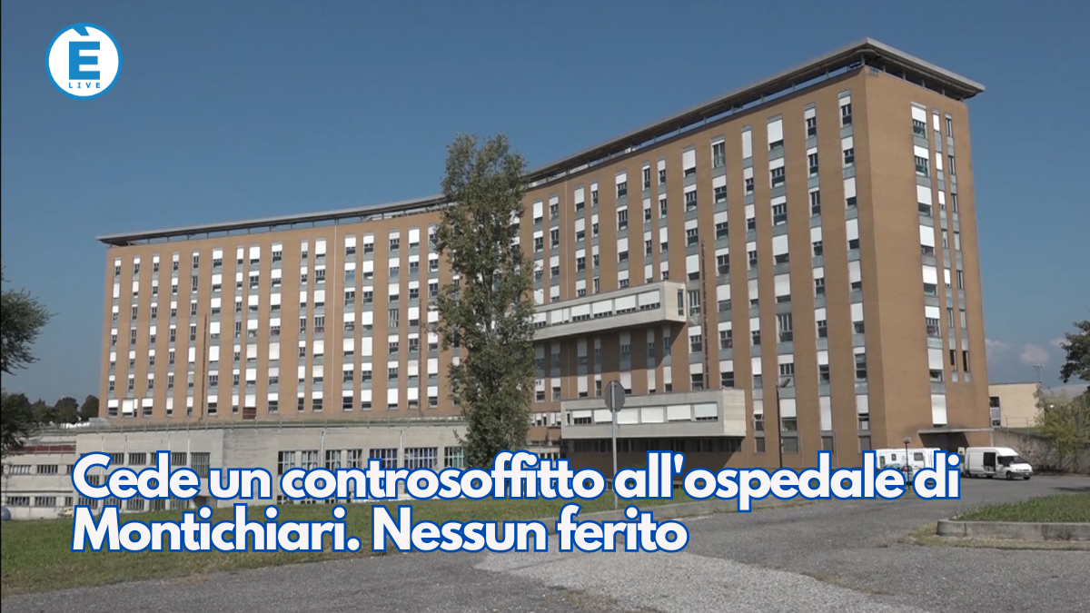 Cede Un Controsoffitto All Ospedale Di Montichiari Nessun Ferito