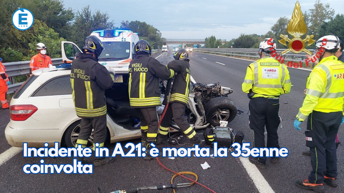 Incidente In A Morta La Enne Coinvolta Livebrescia Tv