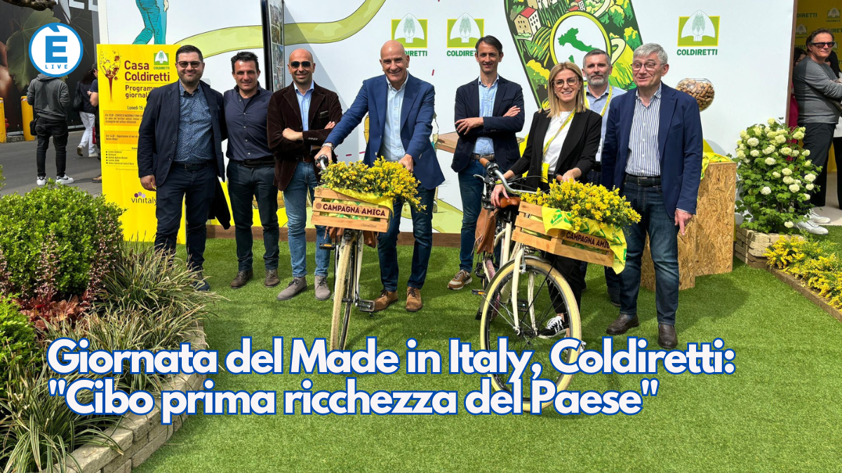 Giornata Del Made In Italy Coldiretti Cibo Prima Ricchezza Del Paese