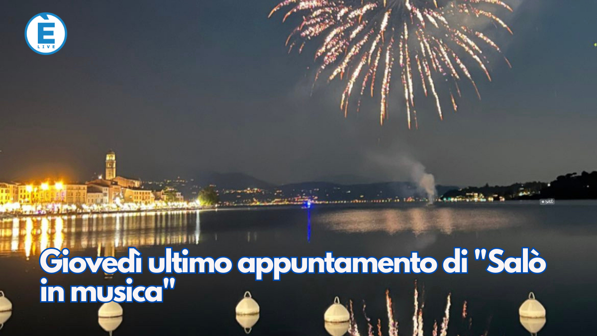 Capodanno, tornano i fuochi d'artificio a Salò - Prima Brescia