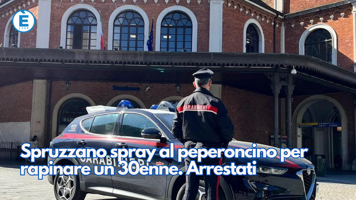 Spruzzano Spray Al Peperoncino Per Rapinare Un 30enne Arrestati Èlivebrescia Tv 2098